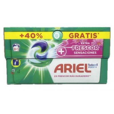 Капсулы для стирки Ariel Frescor 30+12шт  8700216247344