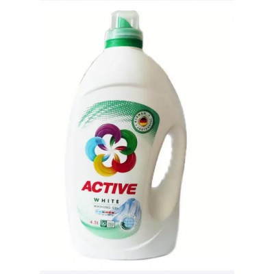 Гель для стирки белого Active 4500ml КАЧЕСТВО 4820196010203