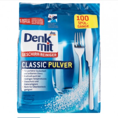 Порошок для посудомийної машини Denkmit Classic Pulver 1,5 кг 4066447220223