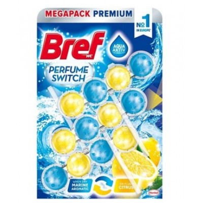 Туалетные блоки для унитаза Bref Perfume Switch Изменение Аромата Marine-Citrus Венгрия 9000101329537