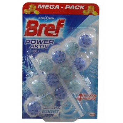 Туалетні блоки для унітазу Bref WC power active 3X50 gr. Ocean. . Угорщина