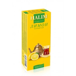 Чай черный HALIM байховый мелкий  с ароматом лимон в фильтр-пакетах 37,5 гр  4820198874360