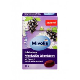 Цукерки Mivolis бузина-смородина, без цукру 50 г 4066447638820