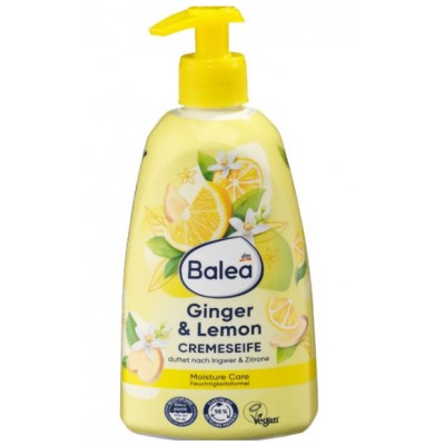 Жидкое крем-мыло для рук в дозаторе Balea Ginger Lemon 500мл 4066447377026