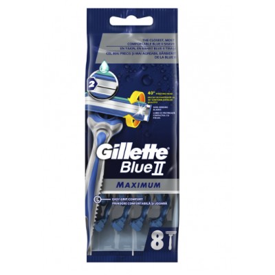 Одноразові бритви для гоління чоловічі Gillette Blue 2 Max 8 шт 8700216169066