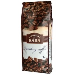 Кофе ВІДЕНСЬКА КАВА Espresso Vending зерновой 1 кг арабика 20% робуста 80% 4820000370752