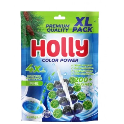 Туалетні блоки для унитазу HOLLY хвоя 4 шт 8606112937016