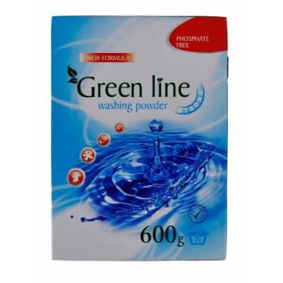 Стиральный порошок Green Line STRONG универсал для всех видов тканей 600 гр. 8594163901851