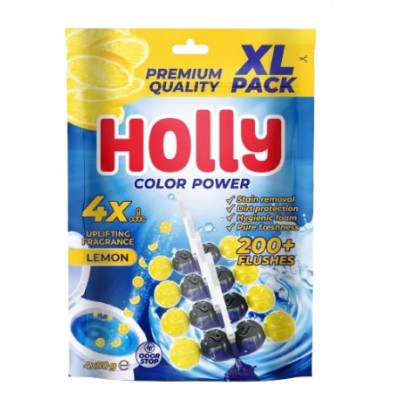 Туалетні блоки для унитазу HOLLY Лимон 4 шт 8606112937023
