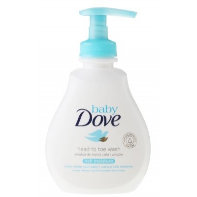 Dove Baby Sensitive Moisture гель для мытья для тела и волос (200 мл)