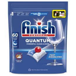 Таблетки для посудомоечных машин Finish Powerball Quantum All in 1  - 60 шт 5908252004881