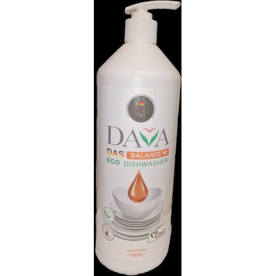 Экологическое средство для мытья посуды DAVA BALANCE с глицерином, 1000мл 4260637724373