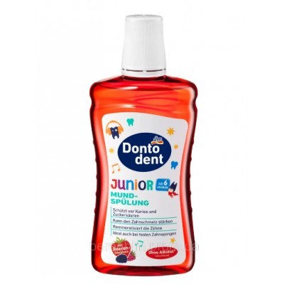 Ополіскувач для рота Dontodent для дітей (ягідний) 500 ml Германія 4066447190311