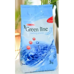 Стиральный порошок Green Line STRONG универсал для всех видов тканей 3 кг. 8594163901509