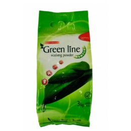 Порошок для стирки Green Line 3кг для всех видов белых тканей 8594163901493