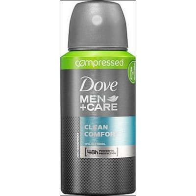 Дезодорант-спрей Dove Men + Care Clean Comfort 48 ч компрессированный антиперспирант 75 мл 96080689