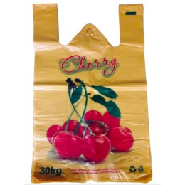 Пакет майка фасовочный полиэтиленовый «Ягодка» для упаковки товаров, шариков желтый 30х50см 100 шт Пакет майка фасовочный полиэтиленовый «Ягодка» для упаковки товаров, шариков желтый 30х50см 100 шт