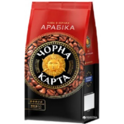 Кофе в зернах  Черная карта АРАБИКА 1кг   8718868256669