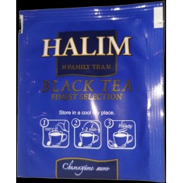 Чай черный HALIM байховый мелкий в индивидуальных конвертах по 1,5 гр  4823115401496