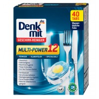 Таблетки для посудомийної машини Denkmit Multi-Power 12 in1 поштучно 4066447413762