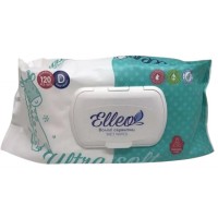 Салфетки ВЛАЖНЫЕ ДЕТСКИЕ ELLEO SOFT С ЭКСТРАКТОМ АЛОЭ И КЛАПАНОМ 120 ШТ 4820237500458