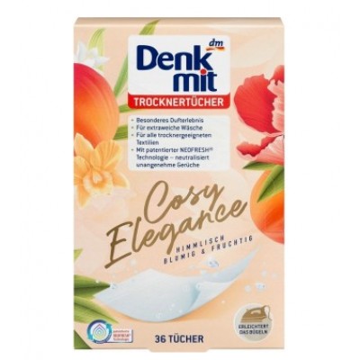 Салфетки для сушильной машины Denkmit Cosy Elegance 36 шт 4058172348754