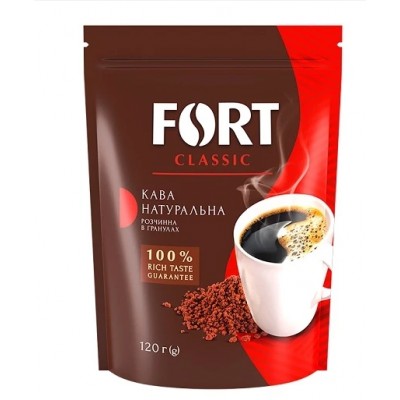 Кофе растворимый Fort гранулированный в пакетах 120 гр  8720254065588