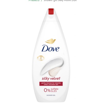 Питательный гель для душа Dove Silky Velvet 720 мл 8720181468469