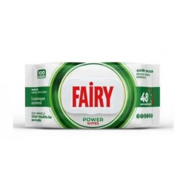 Влажные салфетки для уборки Fairy Power – универсал, без хлора с ароматом белого мыла 100 шт 8681554633108 Влажные салфетки для уборки Fairy Power – универсал, без хлора с ароматом белого мыла 100 шт 8681554633108