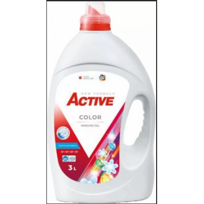 Гель для прання Active COLOR 3000 ml  4820196010043