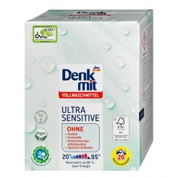 Порошок для стирки белого белья DenkMit  Ultra Sensitive1.35 кг 4066447328820